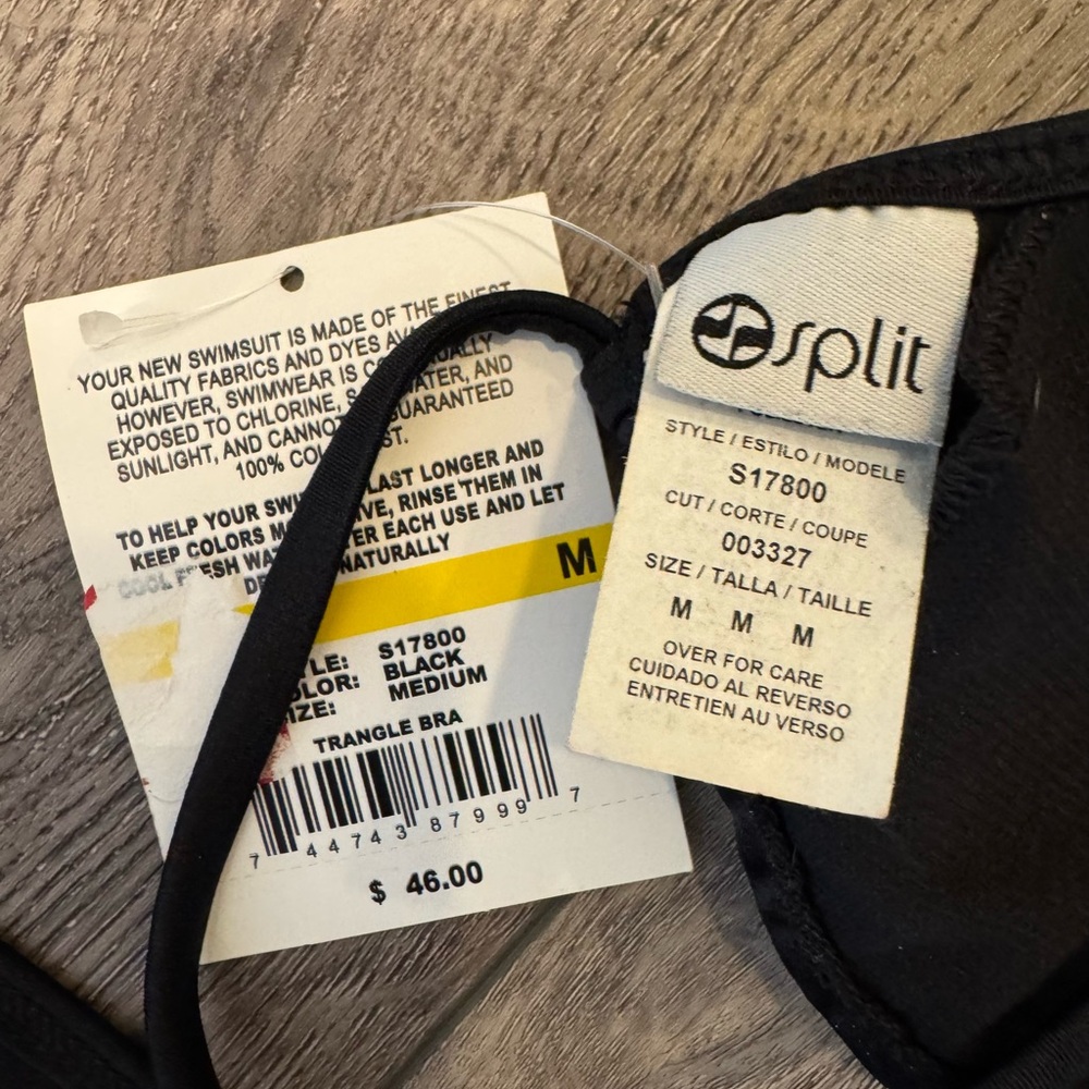 Black Bikini zipper accents M - Picture 12 of 15